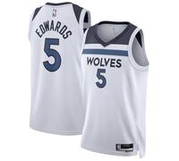 Anthony Edwards Minnesota Timberwolves NBA Kids Youth 8-20 Association Edition Maillot Swingman Blanc