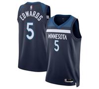 Anthony Edwards Minnesota Timberwolves NBA Kids Youth 8-20 Navy Icon Edition Swingman Jersey