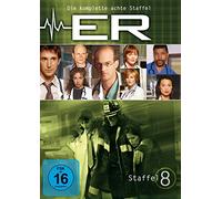 ER-EMERGENCY ROOM: STAFFEL 8 - ANTHONY EDWARDS,NOAH WYLE,LAURA INNES 6 DVD NEUF