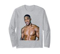 Anthony Joshua Portrait de Boxer Lourd par Dick Barnatt Manche Longue