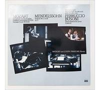 Anthony Paratore and Joseph Paratore - Mozart, Mendelssohn, Ferruccio Busoni [LP]