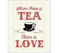 Anthony Peters (Where There is Tea There is Love 40 x 50 cm Toile Imprimée