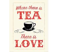 Anthony Peters (Where There is Tea There is Love 60 x 80 cm Toile Imprimée