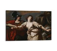 Anthony Van Dyck Poster d'œuvre d'art Le martyre de Sainte Lucie sur toile murale moderne pour chambre à coucher 50 x 75 cm