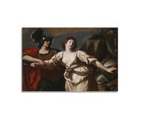 Anthony Van Dyck Poster d'œuvre d'art Le martyre de Sainte Lucie sur toile murale moderne pour chambre à coucher 40 x 60 cm