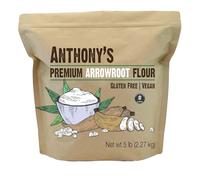 Anthony's Farine d'arrow-root, 5 lb, testée en lot et sans gluten, sans OGM