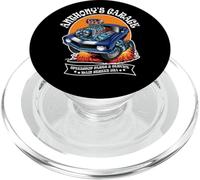Anthony's Garage Hotrod Voiture Classique Design pour Nom Anthony PopSockets PopGrip pour MagSafe
