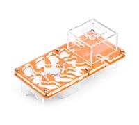 AntHouse | Fourmilière Acrylique - Kit éducatif Champignon 10x20x1,3 cm |Orange | Fourmis gratuites