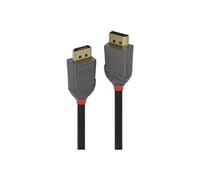 Câble de raccordement LINDY DisplayPort Fiche mâle DisplayPort, Fiche mâle DisplayPort 0.50 m noir 36480 8K UHD Câble DisplayPort