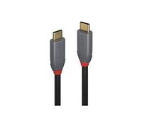 Lindy Câble USB-C vers USB-C Anthra Line USB 3.2 20 Gbit/s 5A PD 2 m