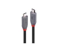 Lindy Câble USB4 USB-C 36956 – 40 Gbit/s · 240W PD · 0,8 m · Noir
