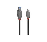 LINDY Câble USB USB 3.2 Gen1 USB-C® mâle, USB-B mâle 1.00 m noir 36666