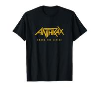 Anthrax Among The Living 35th Front Back Print T-Shirt