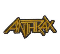 Anthrax Écusson thermocollant Logo Jaune Taille unique, jaune, taille unique
