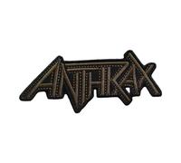 Anthrax Écusson thermocollant Logo Marron Taille unique, marron, taille unique