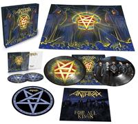 ANTHRAX - FOR ALL KINGS PICTURE VINYL LP + 2 CD DIGIPACK BOX LIMITED NEUF