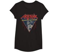 Anthrax Optical Euphoria T-Shirt, Fille, Noir, M