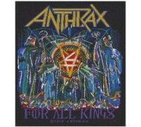 Anthrax Patch For All Kings 9 x 10 cm Noir