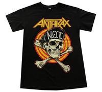 Anthrax Punk Rock Band Graphic Men's Classic Breathable T Shirt Black XL