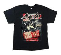 Anthrax Spreading The Disease Tour 1986 T-Shirt Mens Unisex Black Tees M