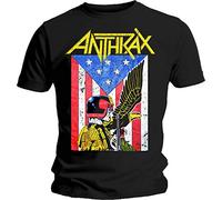 Anthrax - T-Shirt # S Black Unisex # Dread Eagle [Import]