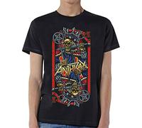 Anthrax - T-Shirt # S Black Unisex # Evil King [Import]
