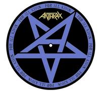 Anthrax - Tapis pour platine "For All Kings" Set RO9864 (Taille unique) (Noir/Blanc/Bleu)