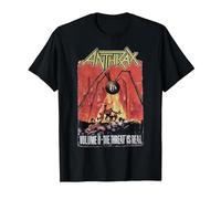Anthrax Threat is Real 25th Anniversary T-Shirt, Homme, Noir, XXL