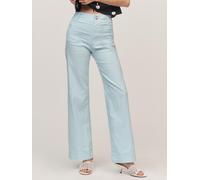 Anthropologie Anthropologie Light Blue Maeve The Colette Wide-Leg Trousers