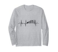 Anthropologie Ligne de cœur Rythme cardiaque Manche Longue