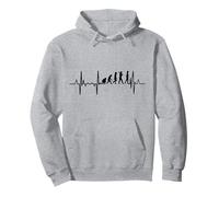 Anthropologie Ligne de cœur Rythme cardiaque Sweat à Capuche
