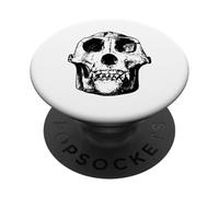 Anthropologue du crâne de Néandertal PopSockets PopGrip Adhésif