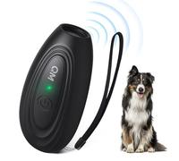 Anti Aboiement Chien,16.4FT Dispositif Anti Aboiement Chien,Portatif Ultrasons Anti Aboiement,Boitier Anti Aboiement ChienRechargeable l'entraînement Grands et Petits Chiens en Extérieur et Intérieur