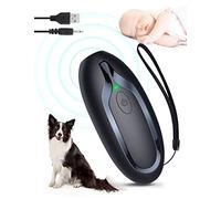 Anti Aboiement Chien, Rechargeable Ultrason Anti Chien, Repousse Chien Portée Effective de 5m, Mini Boitier Anti Aboiement avec Sifflet Ultrason Chien, pour Petits Grands Chiens Plein Air Intérieur
