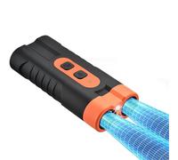 Anti Aboiement Chien Ultrason Puissant, Solutions Anti-Aboiement pour Chiens, Anti Aboiement Ultrason Exterieur Chien - Portée de 15 m, Lumière LED, avec 2 émetteurs à Ultrasons (Orange)