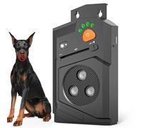 Anti-aboiement pour chiens - Répulsif à ultrasons rechargeable pour chiens - 3 modes et étanchéité IP56 - Dispositif automatique anti-aboiement avec portée de 15 m