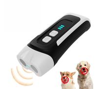 Anti-aboiement pour chiens, ultrasons, anti-aboiement, lumière LED, portable à ultrasons pour chiens, réglable fréquence anti-aboiement pour chien pour grands chiens moyens petits, chiens à ultrasons