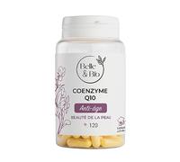 Belle & Bio Complément alimentaire Coenzyme Q10 Vitamine B Anti-âge 120 gélules Cure 2 mois