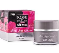 Anti Age Crème de rose de Bulgarie pour homme avec l'eau de rose