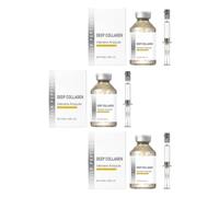 Anti-Aging Facial Elasticity Ampoule Kit, 50ml | Silk Peptide Deep Collagen Serum Ampoule with Accessories, Moisturizing Reshaping Skin Treatment