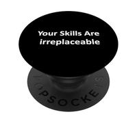 Anti AI Anti Machine Learning Dites Non aux conceptions AI Stop AI PopSockets PopGrip Adhésif