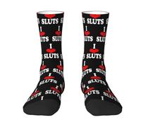 Anti-Ampoules Chaussettes Courtes J'aime les salopes J'aime les salopes chaudes Socquettes de Sport Excellente Chaussettes Sport pour Randonnée Yoga Aptitude Courir 40cm