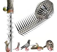 Anti animaux grimpants épines oiseaux pics écureuil déflecteur pour mangeoires répulsif écureuils répulsif pigeon nid d'oiseaux repousse les écureuils (1 x épine longueur 5 cm)