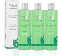 Anti-Bacterial Wash, Gel Douche Désinfectant, Savon Antibactérien À L'huile D'arbre À Thé Et À La Noix De Coco, Soulage Les Démangeaisons Et L'inflammation, 3 Pack