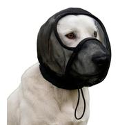 Anti Barking Dog Muzzle, Adjustable Mesh Pet Supplies, Soft Breathable Face Guard, 4 pièces Safety Strap Set, Humanize Anti Chewing Snout Cover, Heavy Duty Quick Release Buckle for Small Medium Large