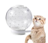 Anti Bite Transparent Space Hood - Breathable Cat Hood | Pet Transparent Head Protective Space Ball Cats Muzzle Cats Bubble Helmet Cat Recovery Helmet Prevent from Câts Biting and Chewing