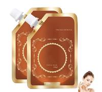 Anti-Blemish & Anti-Aging & Anti-Wrinkle Tear-Off Mask - Peel off Anti Wrinkle Face Mask, Freckle Removal Mask, Anti-Aging Gold Face Mask, Cleans Pores (2pcs)