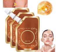 Anti-Blemish & Anti-Aging & Anti-Wrinkle Tear-Off Mask,Peel off Anti Wrinkle Face Mask,Freckle Removal Mask,Anti-Aging Gold Face Mask,Cleans Pores,Moisturizing Skin (3 Pcs)
