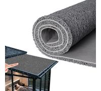 Anti-Bruit De Pluie pour Auvent De Terrasse, Isolant Thermique, Imperméable, Drainage, Facile À Installer, Réducteur De Bruit pour Toiture Métallique Et Store(Gray,0.6x10m(23.6x393.7in))