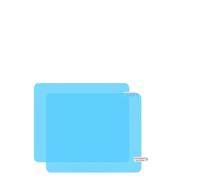 Anti-buée pour rétroviseur 2 Pièces/Ensemble Imperméables Miroir Fenêtre Film Transparent Membrane Anti-buée Anti-éblouissement Étanche Sécurité Conduite(200x240mm)